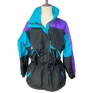 Vintage 90s Columbia Sportswear Gizzmo Retro Ski Jacket Womens Medium Purple